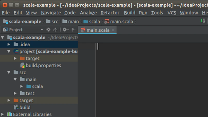 Scala Programming using IntelliJ IDEA